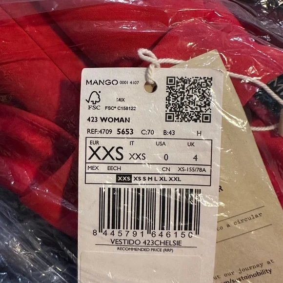 Mango Belt detail dress NWT - Picture 5 of 5